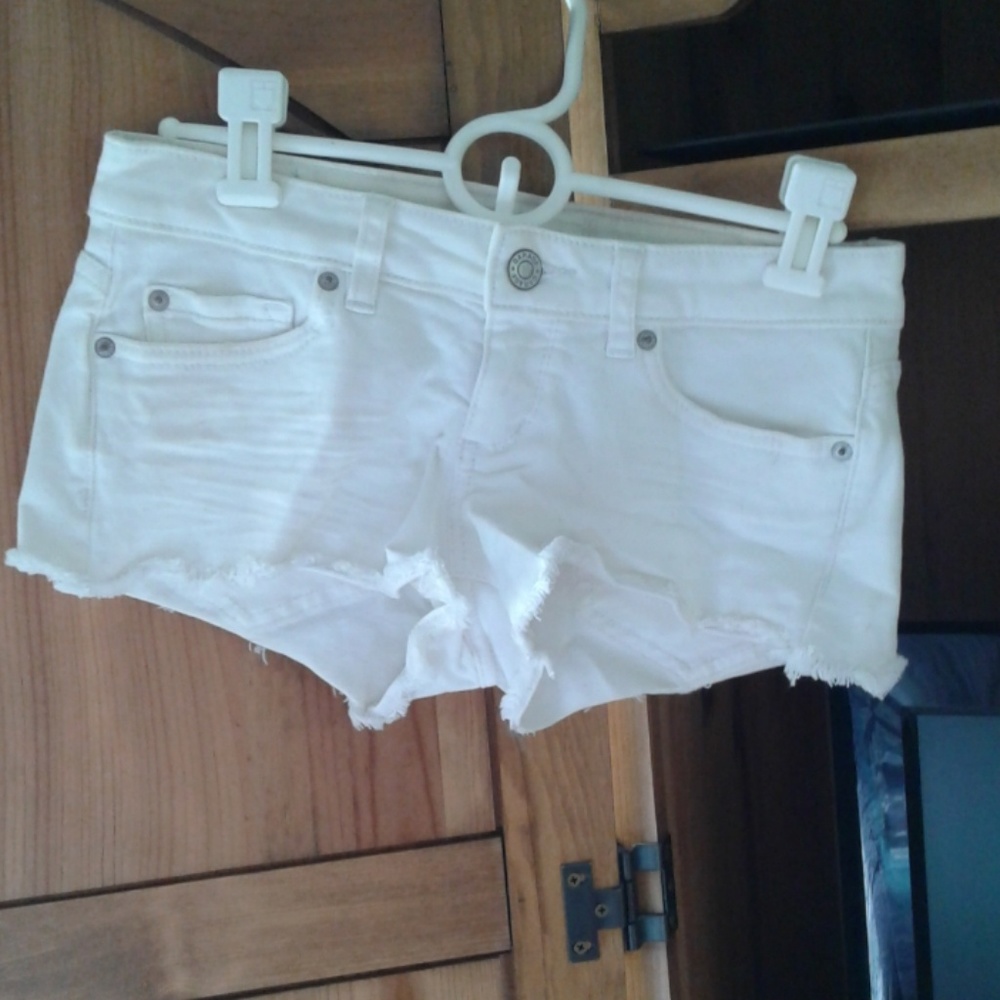 Garage brand low-rise jean shorts